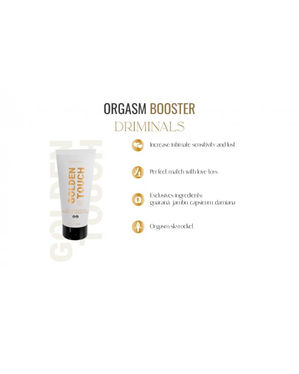 Крем-бустер для клітора Driminals Golden Touch Orgasm Booster 30 мл - 1