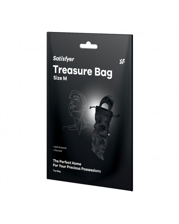 Мішечок для зберігання іграшок Satisfyer Treasure Bag M Black - 2