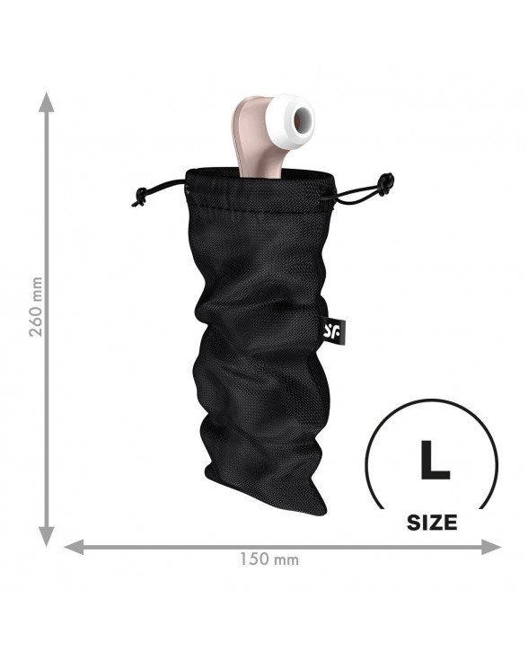 Мішечок для зберігання іграшок Satisfyer Treasure Bag L Black