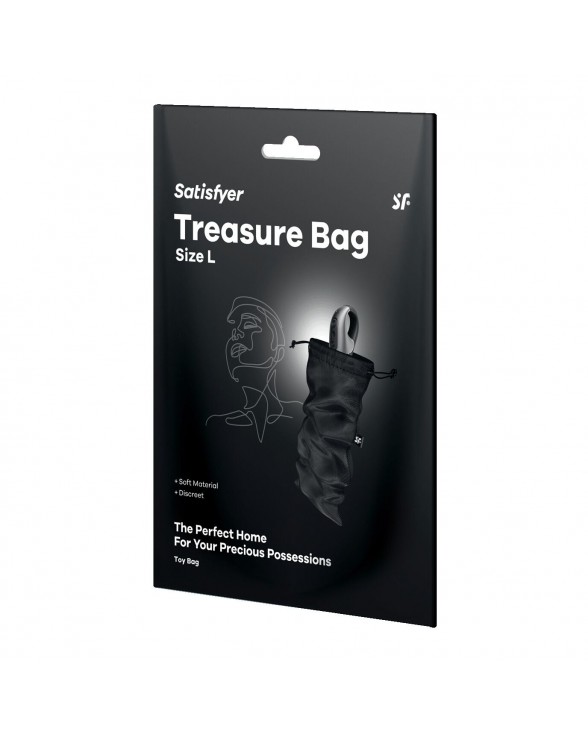 Мішечок для зберігання іграшок Satisfyer Treasure Bag L Black - 2