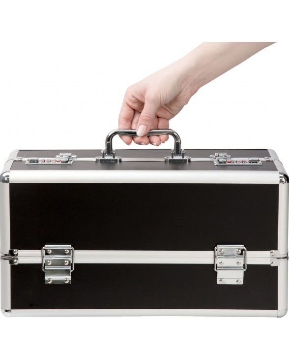 Великий кейс для зберігання секс-іграшок BMS Factory Large Lokable Vibrator Case Black - 3