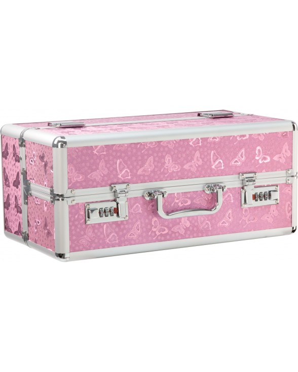 Великий кейс для зберігання секс-іграшок BMS Factory Large Lokable Vibrator Case Pink - 1