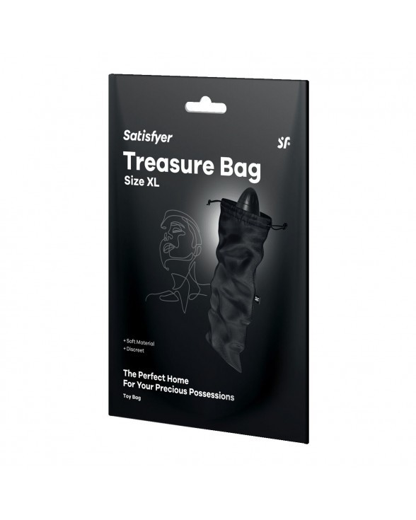 Мешочек для хранения игрушек Satisfyer Treasure Bag XL Black - 2