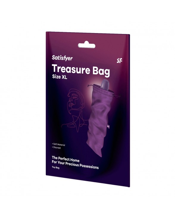 Мішечок для зберігання іграшок Satisfyer Treasure Bag XL Violet - 2