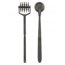 Колесо Wartenberg на 5 рядов зубцов Doc Johnson Kink-Spike - Solid Metal Pinwheel - 5 Wh