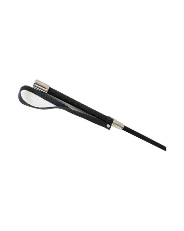 Стек Liebe Seele Flower Rhythm - Black and Red Leather Flowers Riding Crop - 1
