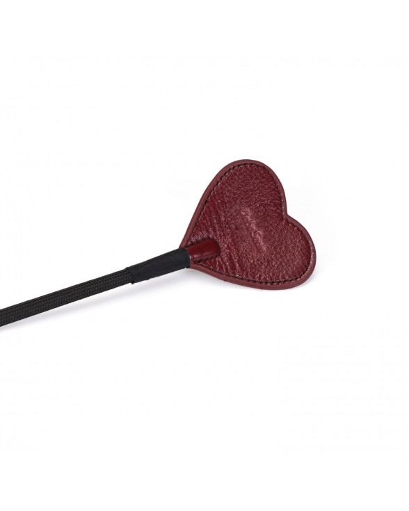Ляскалка Liebe Seele Wine Red Riding Crop with Heart-Shape Tip - 3