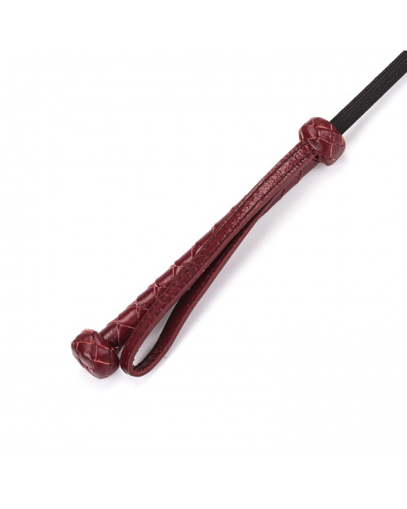 Ляскалка Liebe Seele Wine Red Riding Crop with Heart-Shape Tip - 1