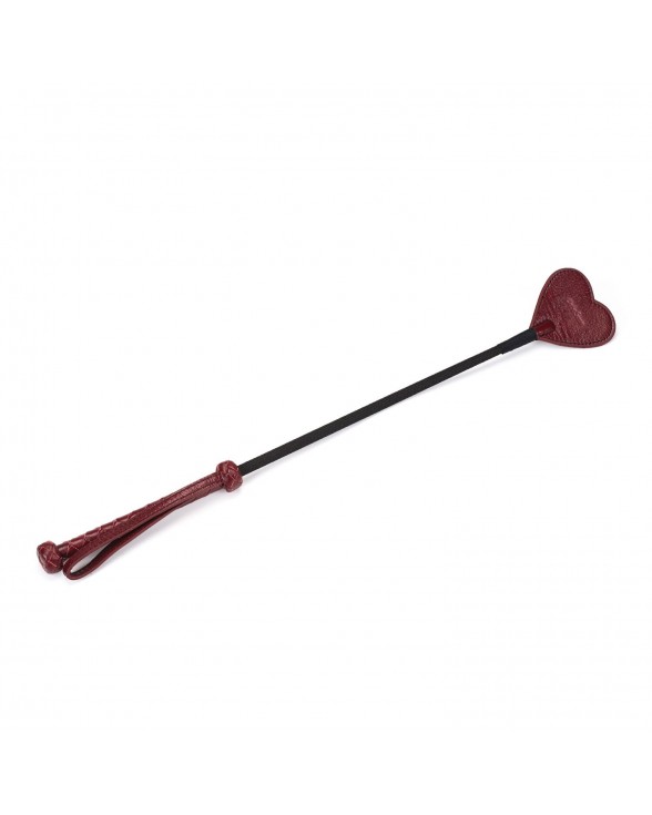 Ляскалка Liebe Seele Wine Red Riding Crop with Heart-Shape Tip