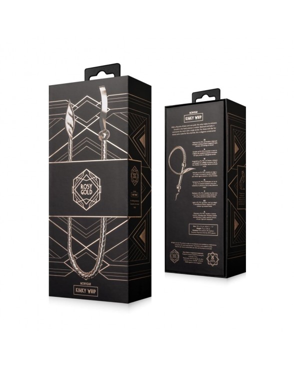 Батіг Rosy Gold Kinky Whip - 7