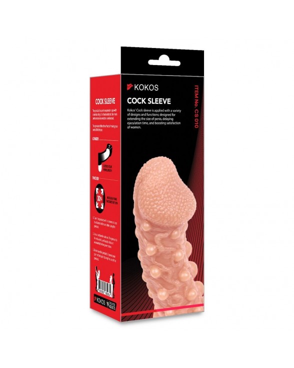 Насадка на член Kokos Cock Sleeve CS 010, розмір S - 3