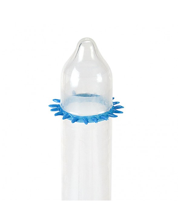 Презерватив с шипами Recare Spike Condom Blue - 1