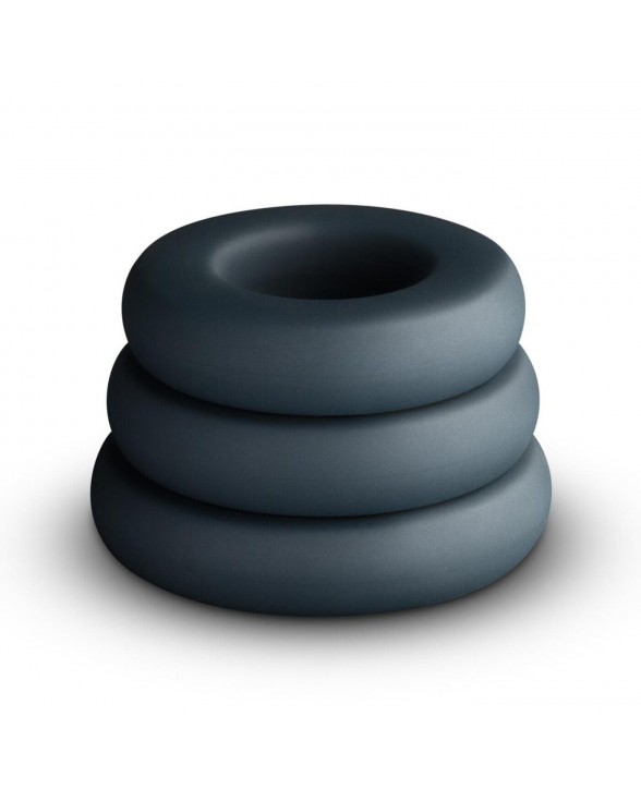Набір ерекційних кілець Boners 3-Piece Hefty Cock Ring Set - 2
