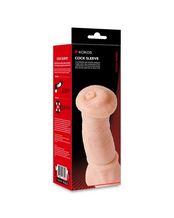 Насадка на член Kokos Cock Sleeve CS 012, розмір L - 4