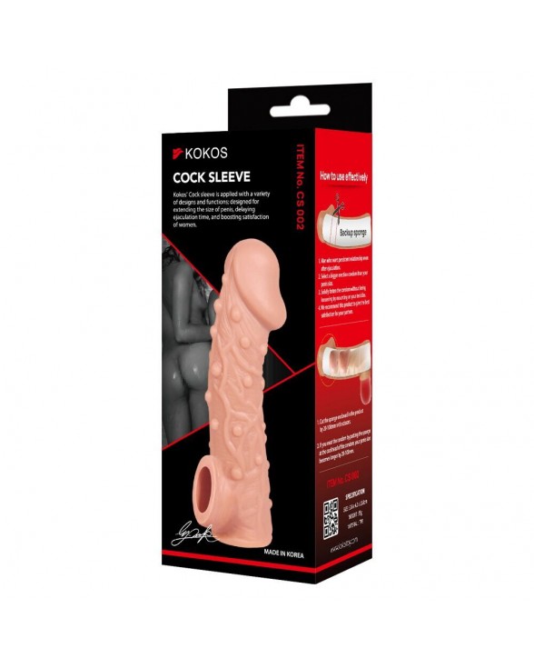 Насадка на член Kokos Cock Sleeve CS 002, розмір S - 1