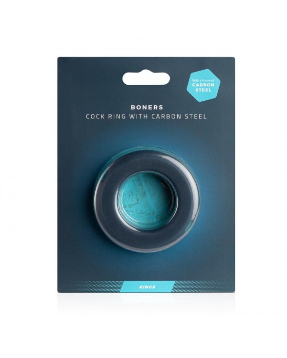 Ерекційне кільце Boners Cock Ring With Carbon Steel - 2