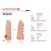 Насадка на член Kokos Nude Sleeve NS 003, розмір S - 3
