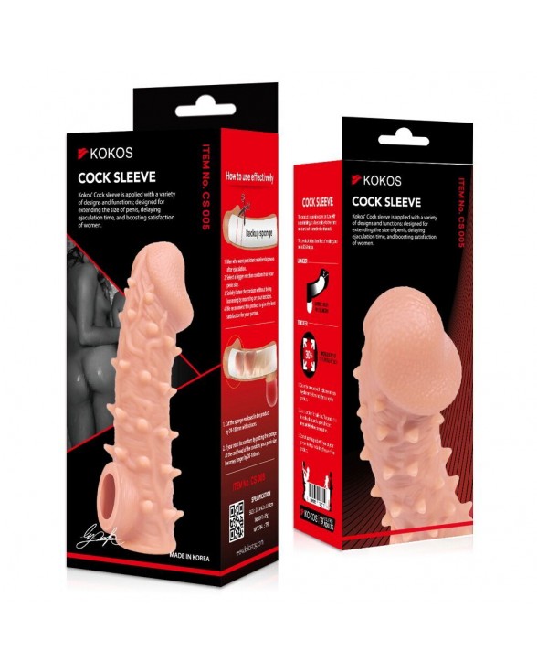 Насадка на пенис Kokos Cock Sleeve CS 005, размер S - 3