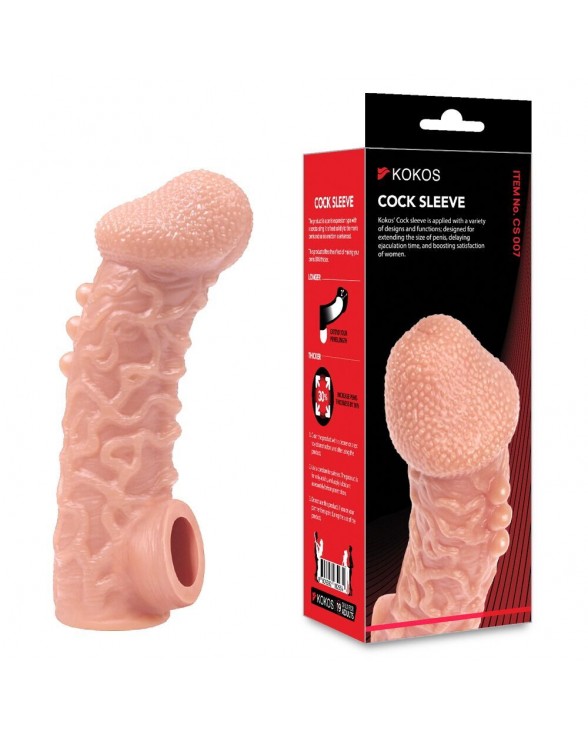 Насадка на пенис Kokos Cock Sleeve CS 007, размер S - 2