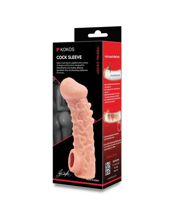 Насадка на пенис Kokos Cock Sleeve CS 007, размер S - 5