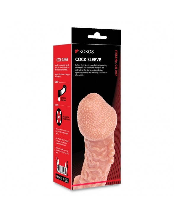 Насадка на пенис Kokos Cock Sleeve CS 007, размер S - 3