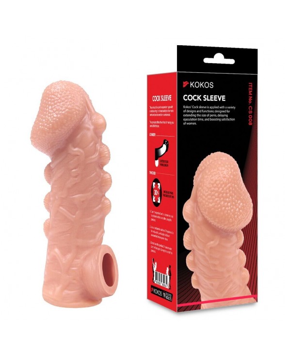 Насадка на член Kokos Cock Sleeve CS 008, розмір S - 2