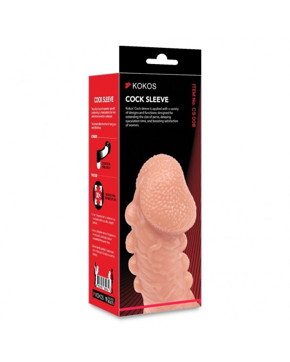 Насадка на член Kokos Cock Sleeve CS 008, розмір S - 3