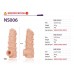 Насадка на член Kokos Nude Sleeve NS 006, розмір S - 3
