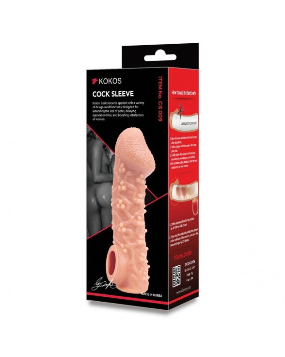 Насадка на пенис Kokos Cock Sleeve CS 009, размер S - 5