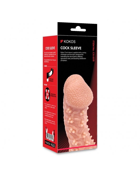 Насадка на пенис Kokos Cock Sleeve CS 009, размер S - 3