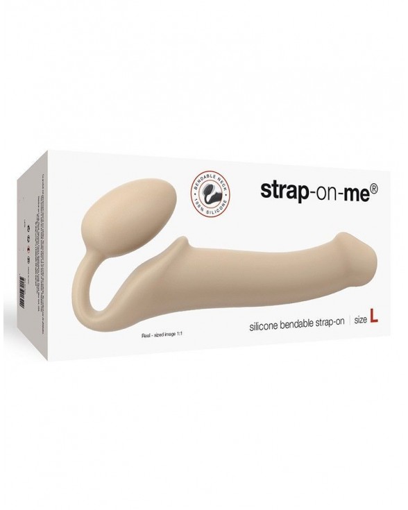 Безременный страпон Strap-On-Me Flesh L - 2
