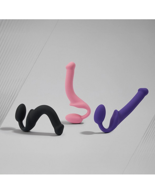 Безремневой страпон Strap-On-Me Rose S - 8
