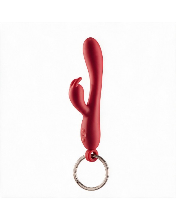 Брелок вібратор-кролик Diverty Sex Red