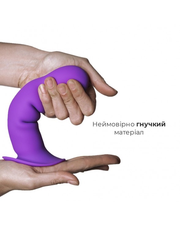 Ділдо з присоскою Adrien Lastic Hitsens 3 Purple - 2