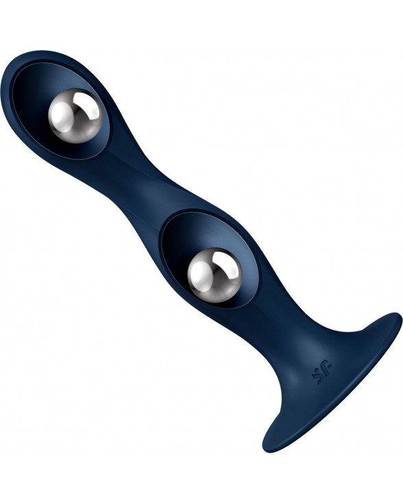 Ділдо Satisfyer Double Ball-R Dark Blue - 2