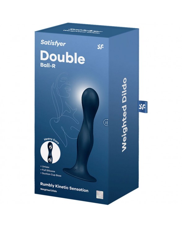 Ділдо Satisfyer Double Ball-R Dark Blue - 3