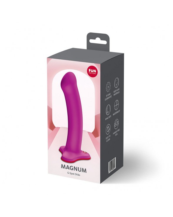 Фаллоимитатор Fun Factory MAGNUM Blackberry, очень гибкий - 4