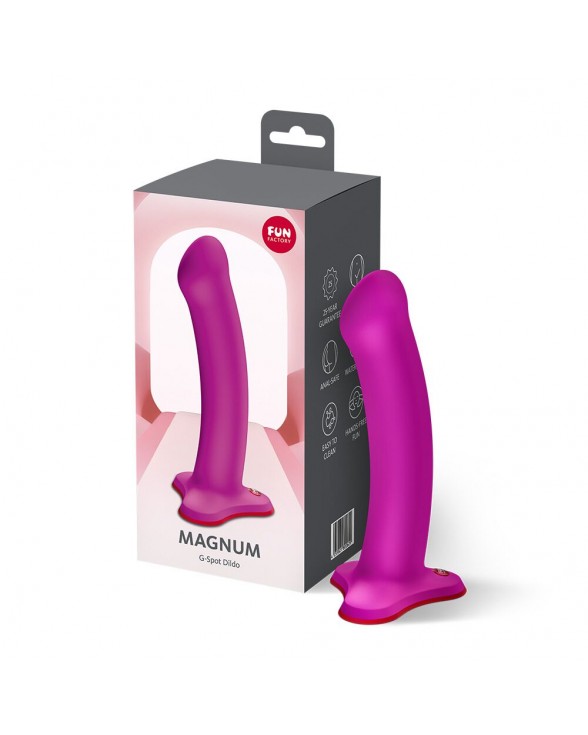 Фаллоимитатор Fun Factory MAGNUM Blackberry, очень гибкий - 3