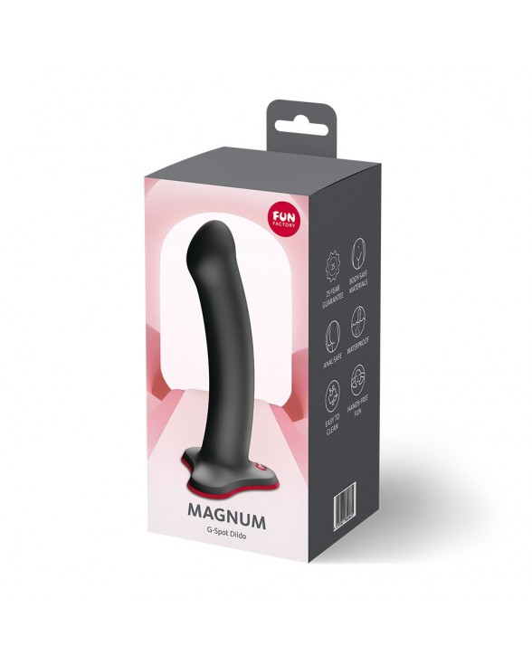 Фалоімітатор Fun Factory MAGNUM Black, дуже гнучкий - 3