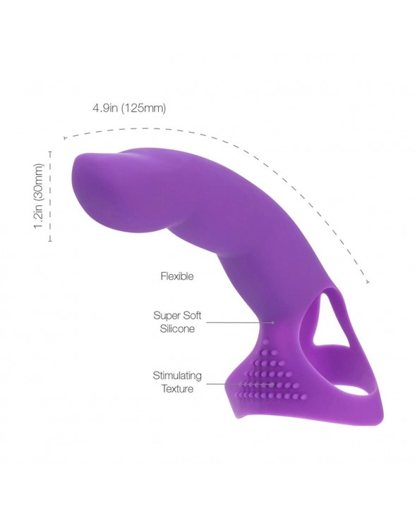 Насадка на палець Simple&True Extra Touch Finger Dong Purple - 1