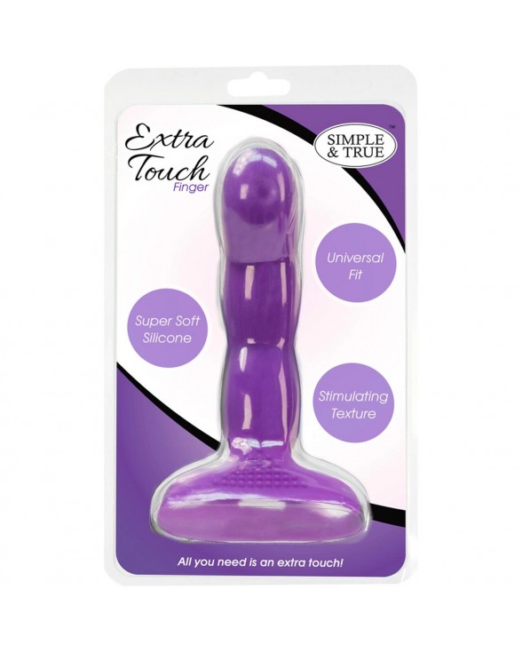 Насадка на палець Simple&True Extra Touch Finger Dong Purple - 4