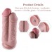 Подвійний дилдо для секс-машин Hismith 8.5″ Two Cocks One Hole Silicone Dildo - 1