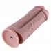 Подвійний дилдо для секс-машин Hismith 8.5″ Two Cocks One Hole Silicone Dildo - 4
