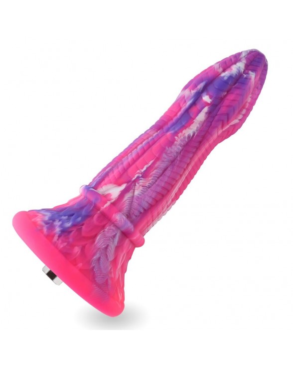 Фалоімітатор для секс-машин Hismith 10.3″ Silicone Monster Dildo Series, система кріплення KlicLok