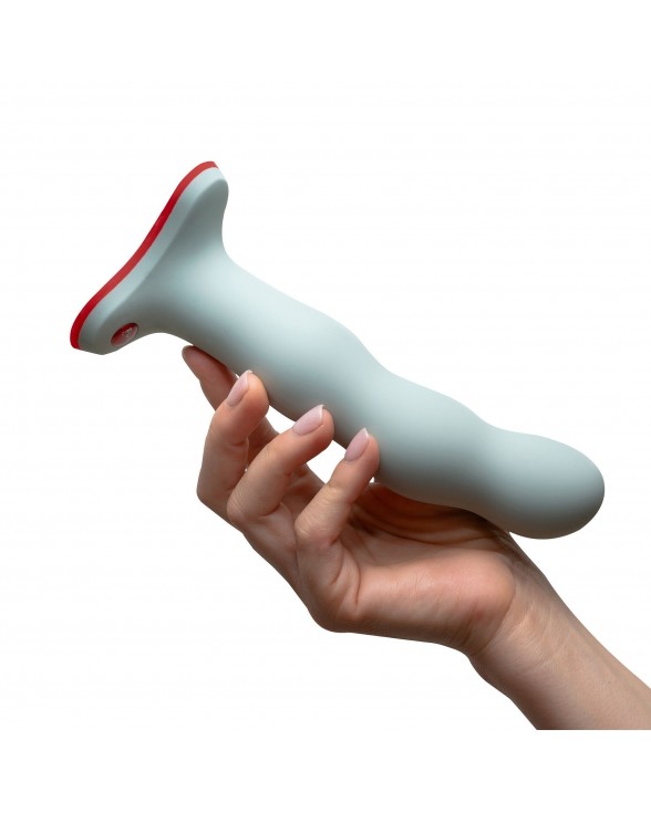 Фаллоимитатор Fun Factory BOUNCER Light Green, шарики внутри, эффект вибрации - 8