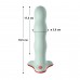 Фаллоимитатор Fun Factory BOUNCER Light Green, шарики внутри, эффект вибрации - 4