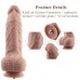 Гнучкий фалоімітатор для секс-машин Hismith 9.25″ Silicone Dildo, система KlicLok - 1