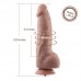 Гнучкий фалоімітатор для секс-машин Hismith 9.25″ Silicone Dildo, система KlicLok - 3
