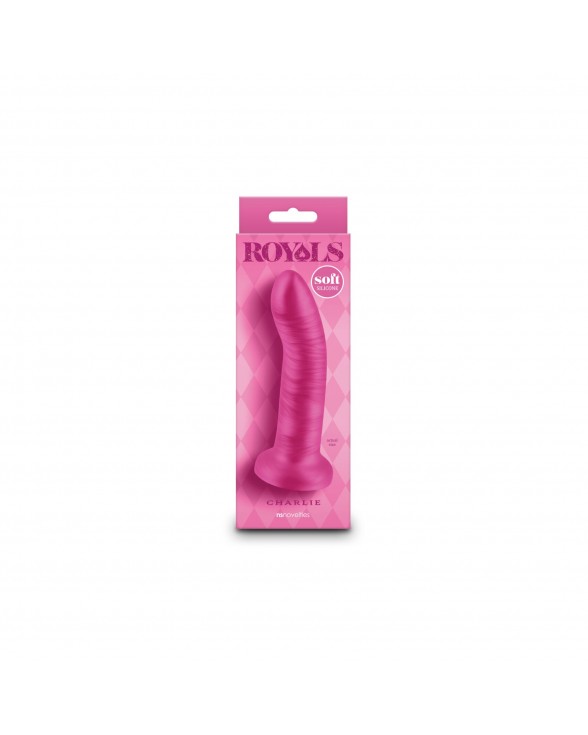 Дилдо NS Novelties Royals - 5" Charlie - Metallic Pink - 3