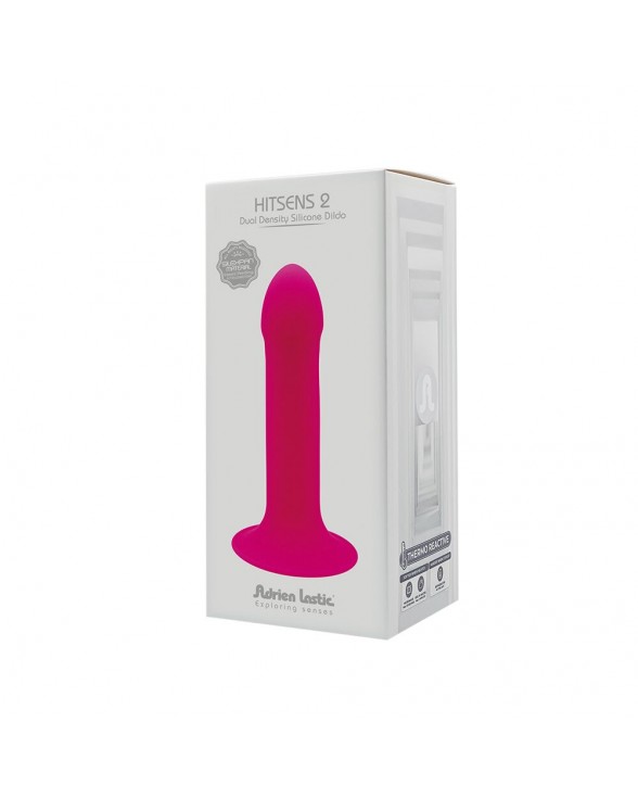 Ділдо з присоскою Adrien Lastic Hitsens 2 Pink - 5